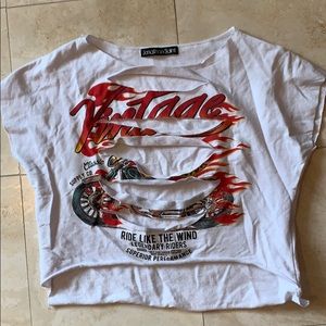 Cut out Jonathan Saint tee (LIGHTLY WORN)